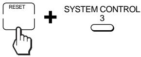 RESET + SYSTEM CONTROL 3