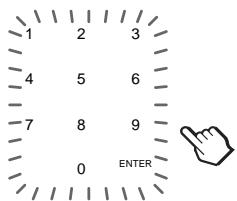 -1 2 3 -4 5 6 -7 8 9 0 ENTER