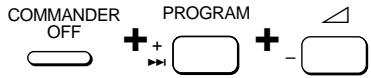 COMMANDER OFF + + PROGRAM -