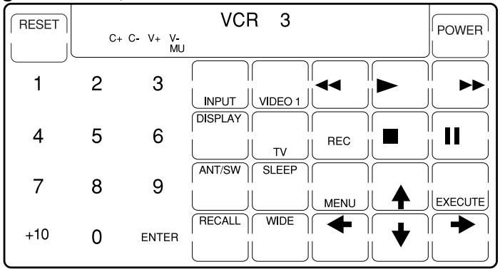 SONY RM-AV2100 - VCR 3 (videograbadora 3) - 1