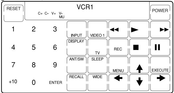 SONY RM-AV2100 - VCR 1 (videograbadora 1) - 1