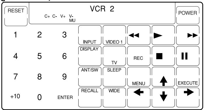 SONY RM-AV2100 - VCR 2 (videograbadora 2) - 1