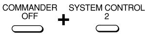 SONY RM-AV2100 - Ejempio: Para programar el procedimiento de arriba en el botón SYSTEM CONTROL 2 - 1