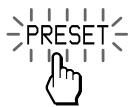 SONY RM-AV3000 - Presione la tecla PRESET - 1