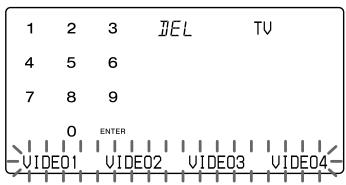 SONY RM-AV3000 - Ejempio: Programacion del canal 123 del TV para la tecla VIDEO4 - 8