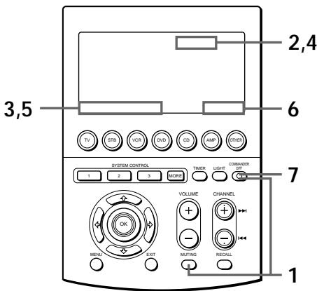 SONY RM-AV3000 - Ajuste del pitido de las teclas sensibles al tacto - 1