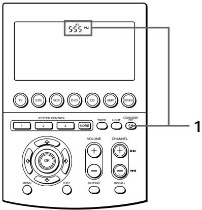 SONY RM-AV3000 - - Función de retencion - 1