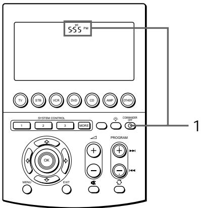SONY RM-AV3000T - Locking the Controls - 1