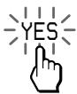 SONY RM-AV3000T - Press the YES key. - 1