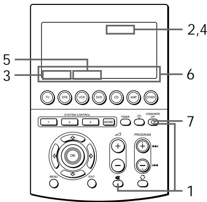 SONY RM-AV3000T - Setting the Automatic-Off Time of the Display Window - 1