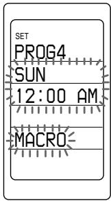 SET PROG4 SUN 12:00 AM MACRO