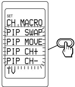 SET CH, MACRO PIP SWAP PIP MOVE PIP CH+ PIP CH- fV