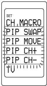 SET CH, MACRO PIP SWAP PIP MOVE PIP CH+ PIP CH- fV