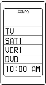 COMPO TV SAT1 VCR1 DVD 10:00 AM
