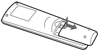 SONY RM-VL1000T - Installing the Batteries - 1