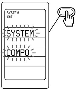 SYSTEM SET SYSTEM COMPO