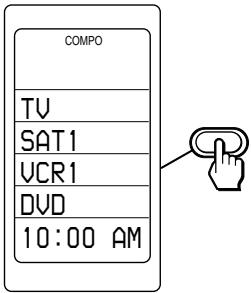COMPO TV SAT1 VCR1 DVD 10:00 AM