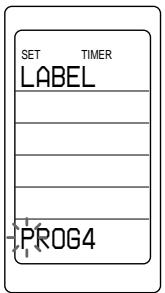 SET TIMER LABEL PROG4