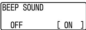 BEEP SOUND OFF [ ON ]