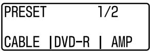 PRESET 1/2 CABLE |DVD-R | AMP