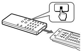 SONY RM-VL1400T - Enregistrement d'un signal sur la touche de sélection COMPONENT - 1