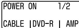 POWER ON 1/2 CABLE |DVD-R | AMP