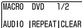 MACRO DVD 1/2 AUDIO |REPEAT|CLEAR