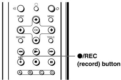 GUIDE MENU RETURN TOOLS REC ●/REC (record) button A B C D