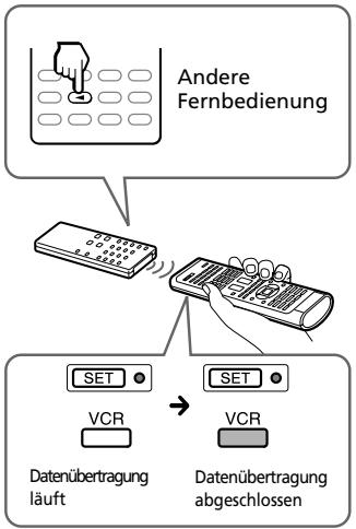 SONY RM-VL610T - Wenn für diese Taste bereits ein anderes Signal programmiert wurde - 1