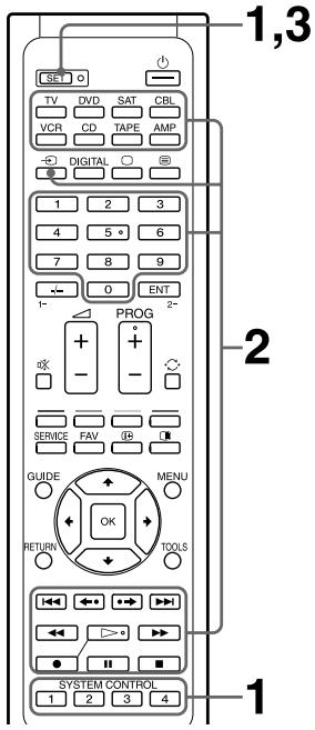 SONY RM-VL610T - Een reeks opdrachten uitvoeren — Systeem-bedieningsfuncties - 2