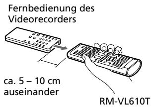SONY RM-VL610T - Lernfunktion - 1