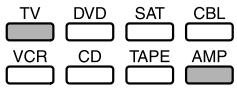 SONY RM-VL610T - Pour enregistrer toutes les commandes de volume sur AMP - 1