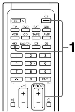 SONY RM-VL610T - De bedieningselementen vergrendelen Hold-functie - 1