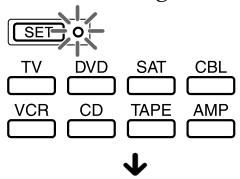 SONY RM-VL610T - Beispiel: So löschen Sie die programmierte Funktion der Taste TV - 1