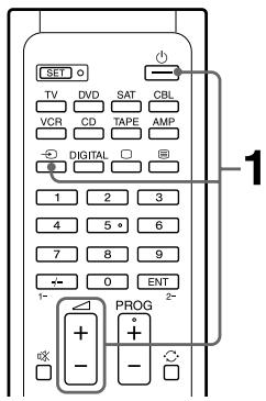 SONY RM-VL610T - Löschen aller Einstellungen — Zurücksetzen der Fernbedienung auf die werkseitigen Einstellungen - 1