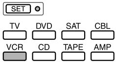 SONY RM-VL610T - Beispiel: So programmieren Sie die Befehlsfolge auf Seite 21 für die Geräteauswahltaste VCR - 1