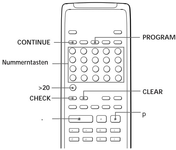 SONY CDP-X5000 - Programm-Wiedergabe z - 1