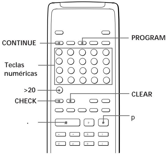 SONY CDP-X5000 - Creación de su propio programa (Reproducción programada) z - 1