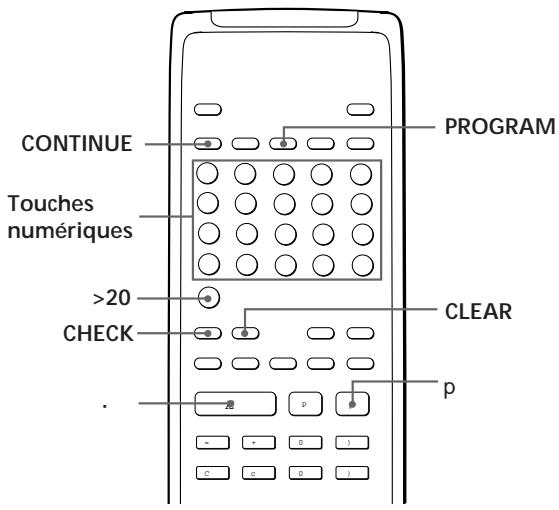 SONY CDP-X5000 - Création de votre propre programme (Lecture programmée) - 1