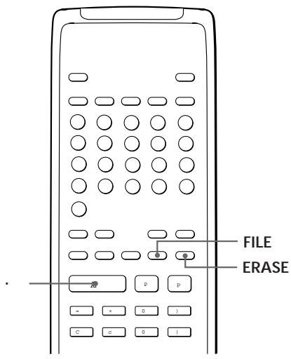SONY CDP-X5000 - Mémorisation de plages particulières d'un disque (Banque de plages effacées) - 1