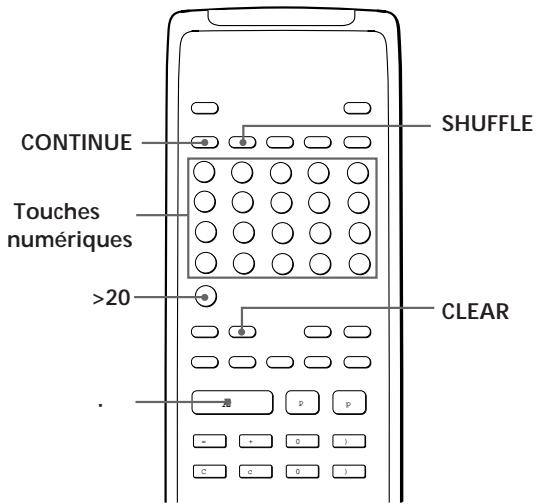 SONY CDP-X5000 - Lecture de plages particulières (Lecture avec effacement de plages) - 1