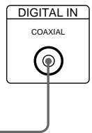 SONY CDP-X5000 - - Anschluß eines Digitalgeräts mit digitalem Koaxialeingang - 2