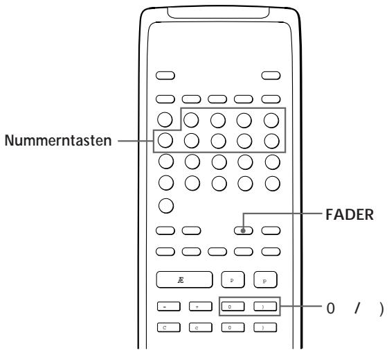 SONY CDP-X5000 - Ein- und Ausblenden - 1