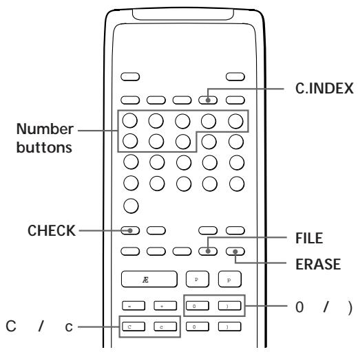 SONY CDP-X5000 - Indexing a Disc (Custom Index) - 2