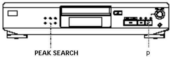 SONY CDP-XE200 - Réglage du niveau d'enregistrement (recherche du niveau de créé) (CDP-XE500 uniquement) - 1