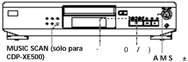 SONY CDP-XE200 - Localización de un temaspecifico o de un punto determinado de un tema - 1