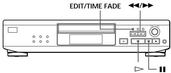SONY CDP-XE220 - Recording a CD by Specifying Tape Length (Time Edit) (CDP-XE520 only) - 1