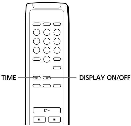 SONY CDP-XE220 - Using the Display - 3