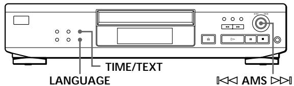 SONY CDP-XE220 - Using the Display - 1
