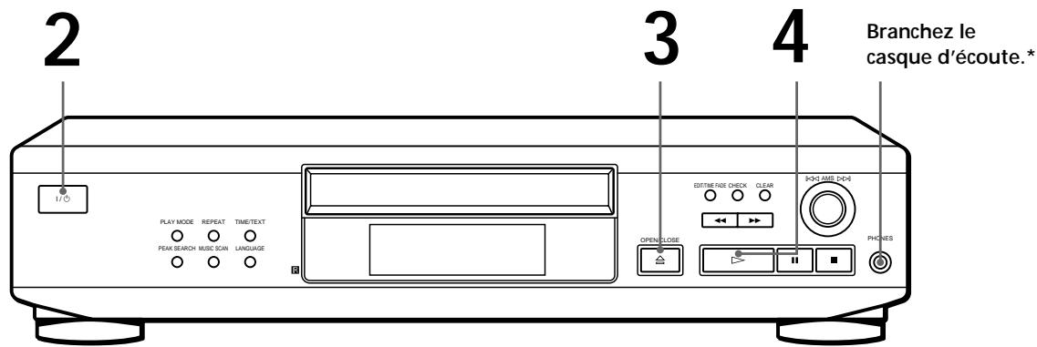 SONY CDP-XE220 - Lecture d'un disque compact - 1